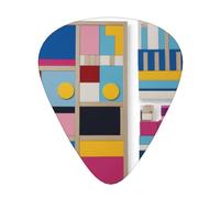 Color Space Sense, set di 12 plettri per chitarra, sottili, medi e spessi, adatti per chitarra, basso, chitarra elettrica e ukulele