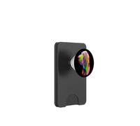 Color Splash Basset Hound | Arte astratta del cucciolo di silenzio PopSockets PopWallet per MagSafe