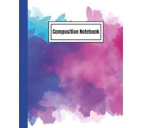 Color Splash Composition Notebook - 7.5 x 9.25, 120 Lined Pages for School, Journaling & Creativity: Bright Rainbow-Inspired Abstract Cover - Ideal for Teens, Students, Artists & Everyday Notes