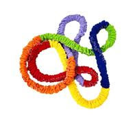Color Sports Laufring-Rainbow Train Rope per giochi sensoriali e supporto fisico | Attrezzature sportive versatili per allenamento, fitnespromuovere s per bambini, uso pedagogico e sviluppo motorio