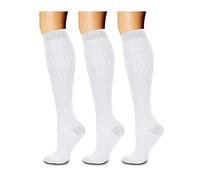 Color Stripe Winter The Socks 3 e Tn Pairs Calzini sottili in cotone primaverile da donna abbigliamento invernale da donna (bianco, taglia unica)