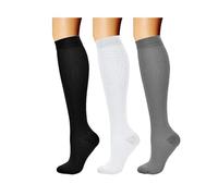 Color Stripe Winter The Socks 3 e Tn Pairs Calzini sottili in cotone primaverile da donna abbigliamento invernale (nero, bianco, grigio, taglia unica)