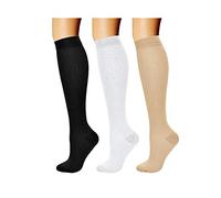 Color Stripe Winter The Socks 3 e Tn Pairs Calzini sottili in cotone primaverile da donna abbigliamento invernale (nero, bianco, NUDE, taglia unica)