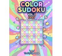 Color Sudoku Vol. 1: Easy: 101 Unique Logic Puzzles with the 4-Constraint Color Rule - Brain Games for Adults and Teens - 8.5" x 11" Large Format