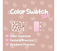 Color Swatch 360: Color Swatches, Pattern Practice, Gradient Practice