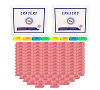 Color Swell Gomme Sfuse - Confezione Da 108 Gomme - Perfetta Per Uffici, Scuole, Bambini, Adulti, Studenti, Famiglie E Donazioni |rosa, neon|