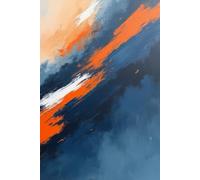 Color Symphony: Modern Abstract Notebook - 6x9 Lined Journal with Vibrant Color Blend Cover: 90 Pages | Trendy Gradient Notebook for Writing, Planning & Ideas | Great Gift for Women, Teens & Artists