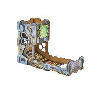 Q Workshop Medieval Dice Tower for Dice Rolling (Tech Color), Multicolore