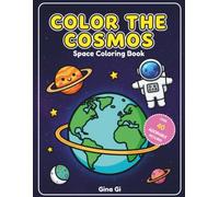 Color the cosmos. Space coloring book