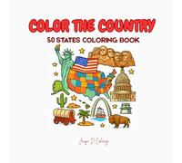 Color the Country: 50 States Coloring Book