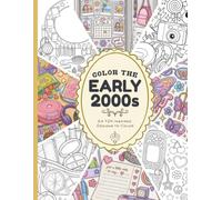 Color The Early 2000s: Retro objects, Y2K, '90s, vintage rooms