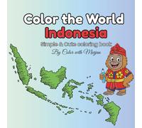 Color the World Indonesia: Simple & Cute coloring book