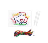 Color Three-Dimensional String Puzzle Early Education Toy 3-6 Years Old (Pen Color Random)