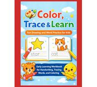 Color, Trace & Learn - Fun Drawing and Word Practice for Kids