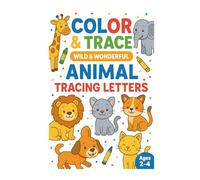 Color & Trace: Wild & Wonderful Animal Tracing Letters