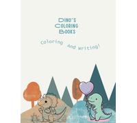 Color & Write: Kawaii Dinos Coloring Book : fun and easy pages to color and write for kids and adults