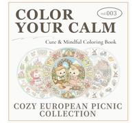 Color Your Calm: Cozy European Picnic Collection
