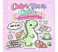 Color Your Calm: Whimsical Sticker-Style Coloring for Calm & Creativity