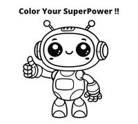 Color Your Super - Power: SUPERHERO Coloring Book