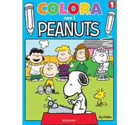 Colora con i Peanuts. Ediz. illustrata. Vol. 1: Blu