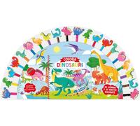 Colora dinosauri. Ediz. a spirale. Con 20 gomme. Con 20 matite colorate