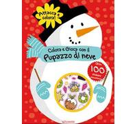 Colora e gioca con il pupazzo di neve. Colorastickers. Con adesivi. Ediz. illustrata