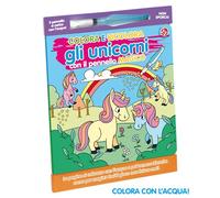 Colora e ricolora gli unicorni. Ediz. illustrata. Con pennello