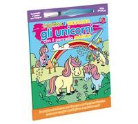 Colora e ricolora gli unicorni. Ediz. illustrata. Con pennello