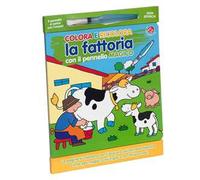 Colora e ricolora la fattoria con il pennarello magico. Ediz. a colori. Con pennarello