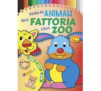 Colora gli animali della fattoria e dello zoo