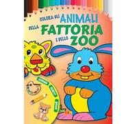 Colora gli animali della fattoria e dello zoo