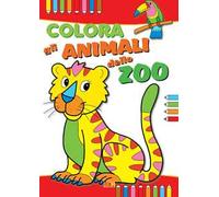 Colora gli animali dello zoo. Ediz. illustrata