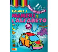 Colora i numeri e l'alfabeto