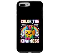 Colora il mondo con la gentilezza Pastello Consapevolezza della salute mentale Custodia per iPhone 7 Plus/8 Plus