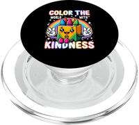 Colora il mondo con la gentilezza Pastello Consapevolezza della salute mentale PopSockets PopGrip per MagSafe