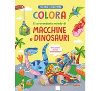 Colora il sorprendente mondo di macchine e dinosauri