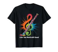Colora Il Tuo Mondo con Sound Music & Art Design Maglietta