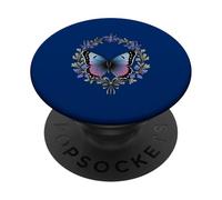 Colorado Hairstreak Farfalla E Fiori Blu Columbine PopSockets PopGrip Adesivo
