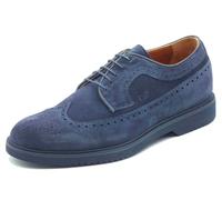 NERO GIARDINI E500611U Colorado Indaco Scarpe Eleganti per Uomo in camoscio duilio con Lacci (Taglia 40)