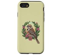 Colorado Lark - Festone con uccellini circondati da fiori rossi di cactus Custodia per iPhone SE (2020) / 7 / 8