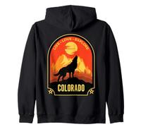 Colorado Live Love Esplora Il Design di Howling Wolf Felpa con Cappuccio