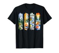 Colorado Pride Landmarks Natura Animali Viaggio Souvenir Stato Maglietta