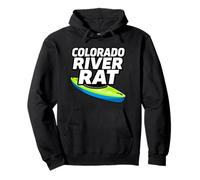 Colorado River Rat Kayak Whitewater Rafting Felpa con Cappuccio