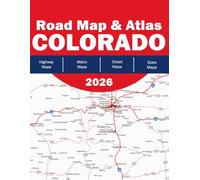 Colorado Road Map - Colorado Road Atlas - Colorado Road Trip Essentials
