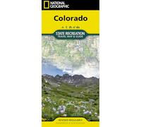 Colorado State Recreation Map - National Geographic Travel Map and Guide