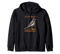 Colorado Territory Bird The Allodola bandierine Felpa con Cappuccio