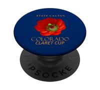 Colorado Territory Cactus Il cactus Claret Cup PopSockets PopGrip Adesivo