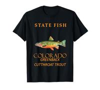 Colorado Territory Fish La trota Greenback Maglietta
