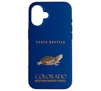 Colorado Territory Rettile Western Painted Turtle Hatchling Custodia per iPhone 16