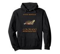 Colorado Territory Rettile Western Painted Turtle Hatchling Felpa con Cappuccio